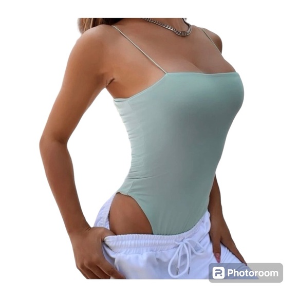 ⚡️(NWOT) Shein Cami Tank Top Bodysuit ~ Size S ⚡️ - Picture 3 of 3